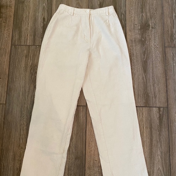 Brandy Melville Linen Pants Cream 